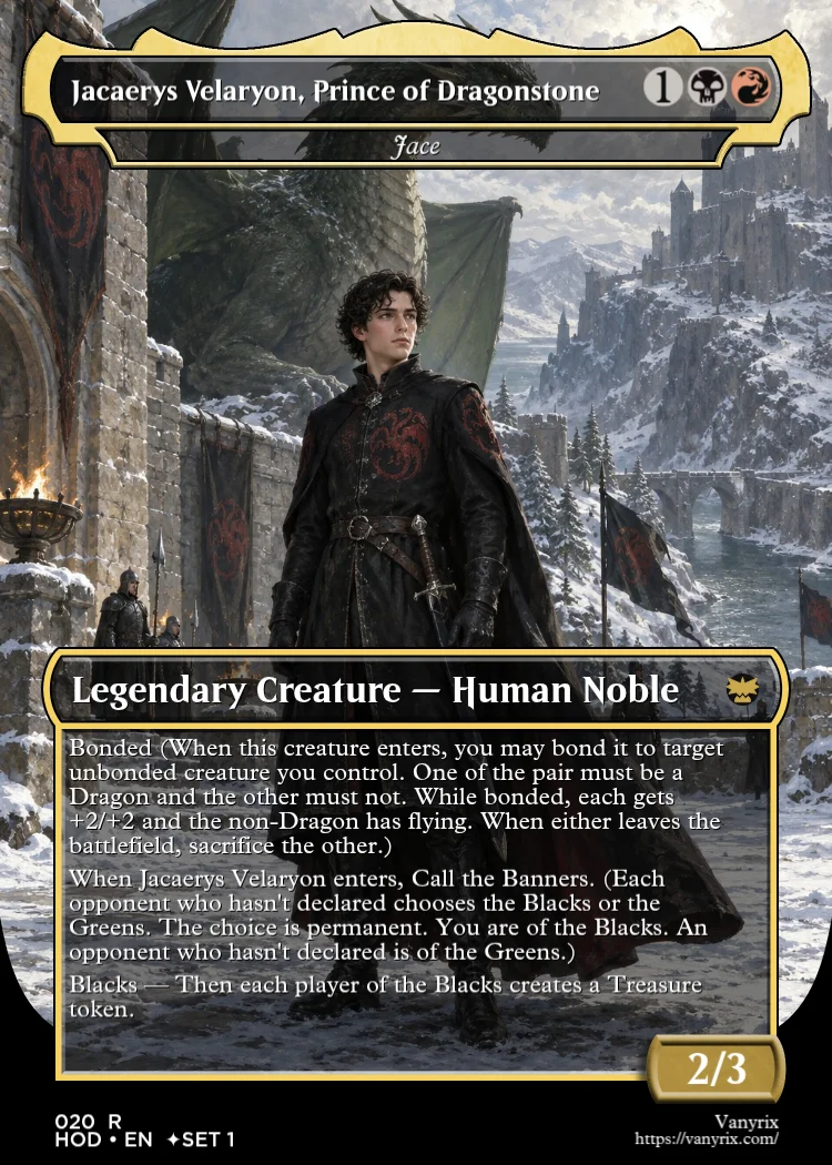 Jacaerys Velaryon, Prince of Dragonstone