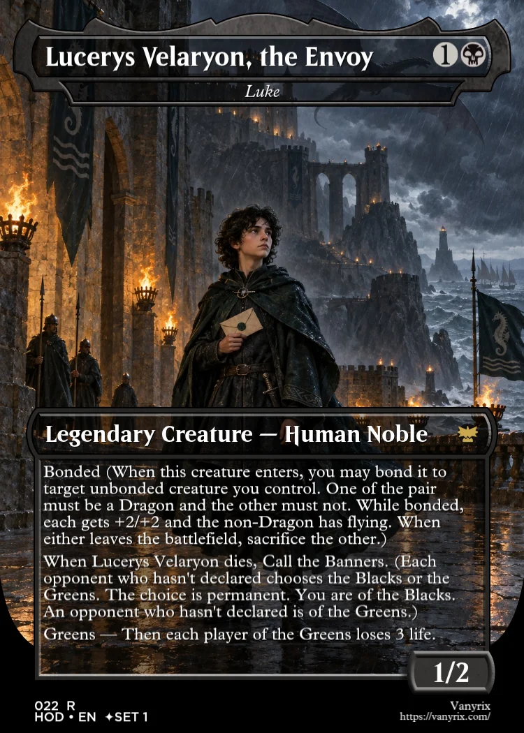 Lucerys Velaryon, the Envoy