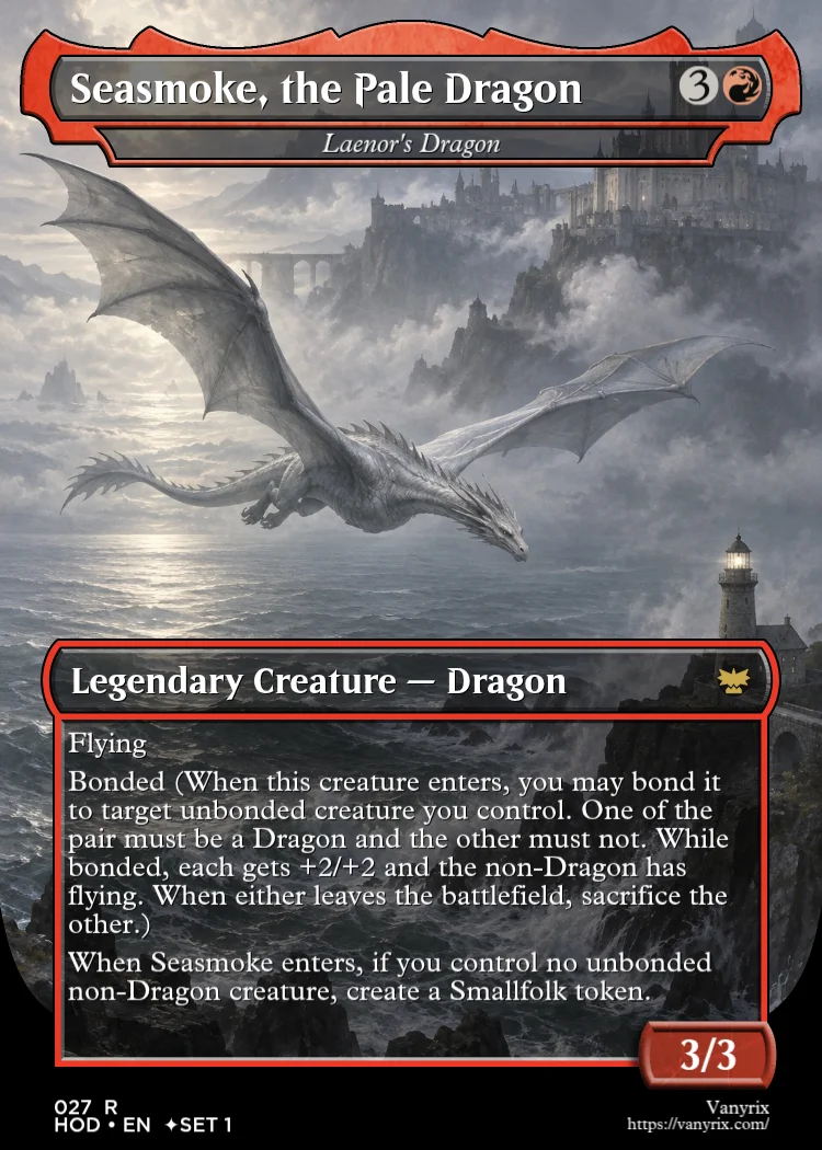 Seasmoke, the Pale Dragon