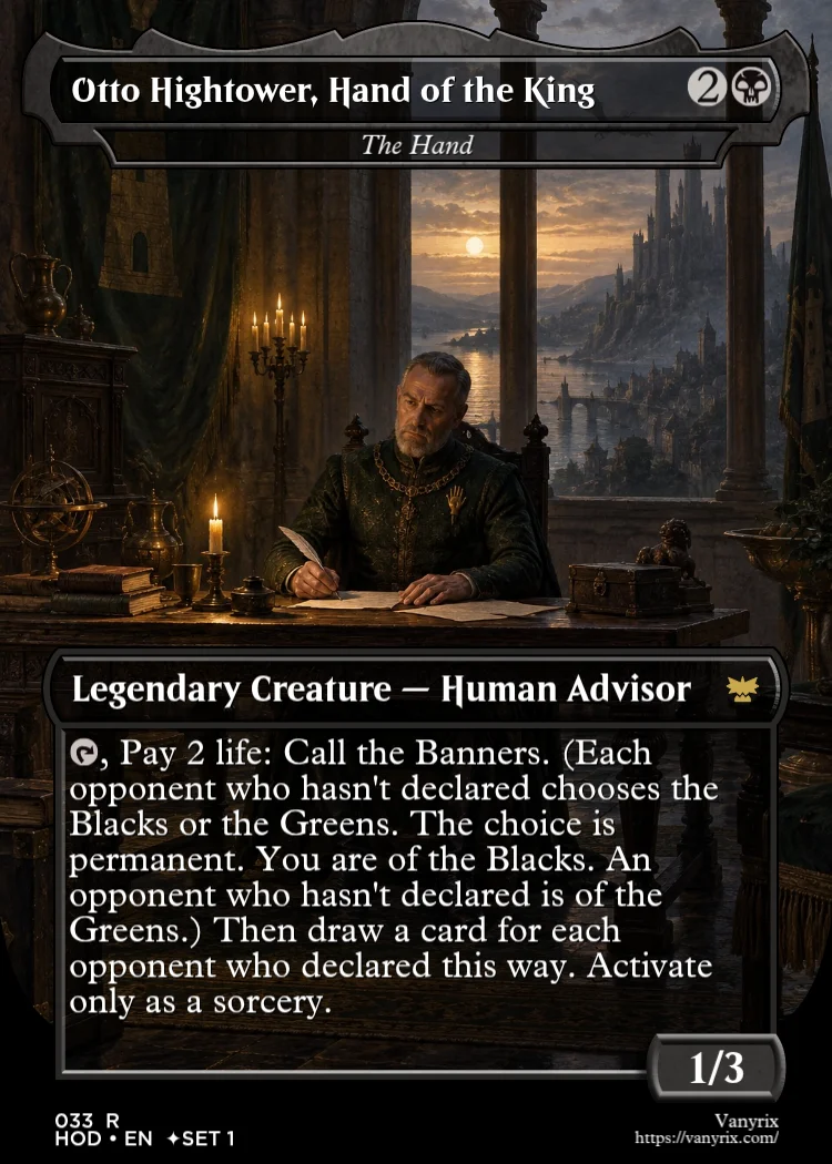 Otto Hightower, Hand of the King