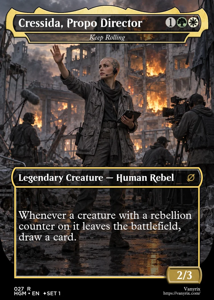 Cressida, Propo Director
