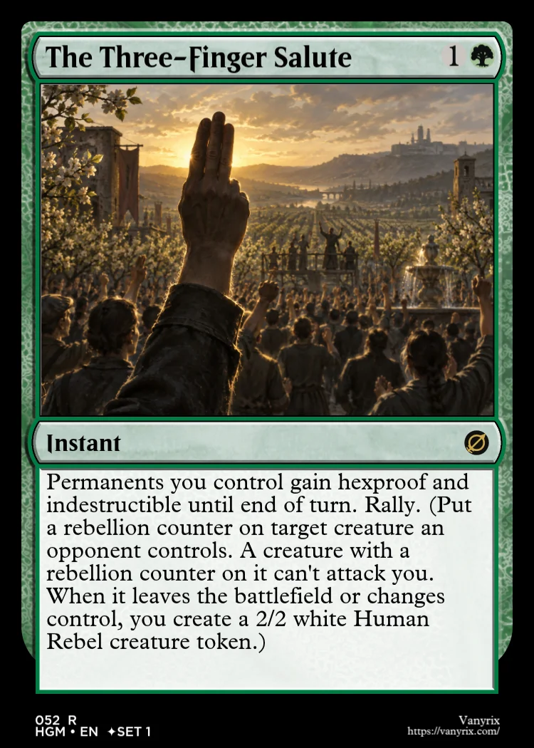 The Three-Finger Salute