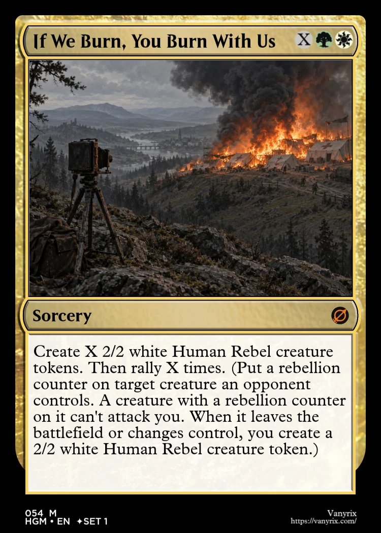 If We Burn, You Burn With Us
