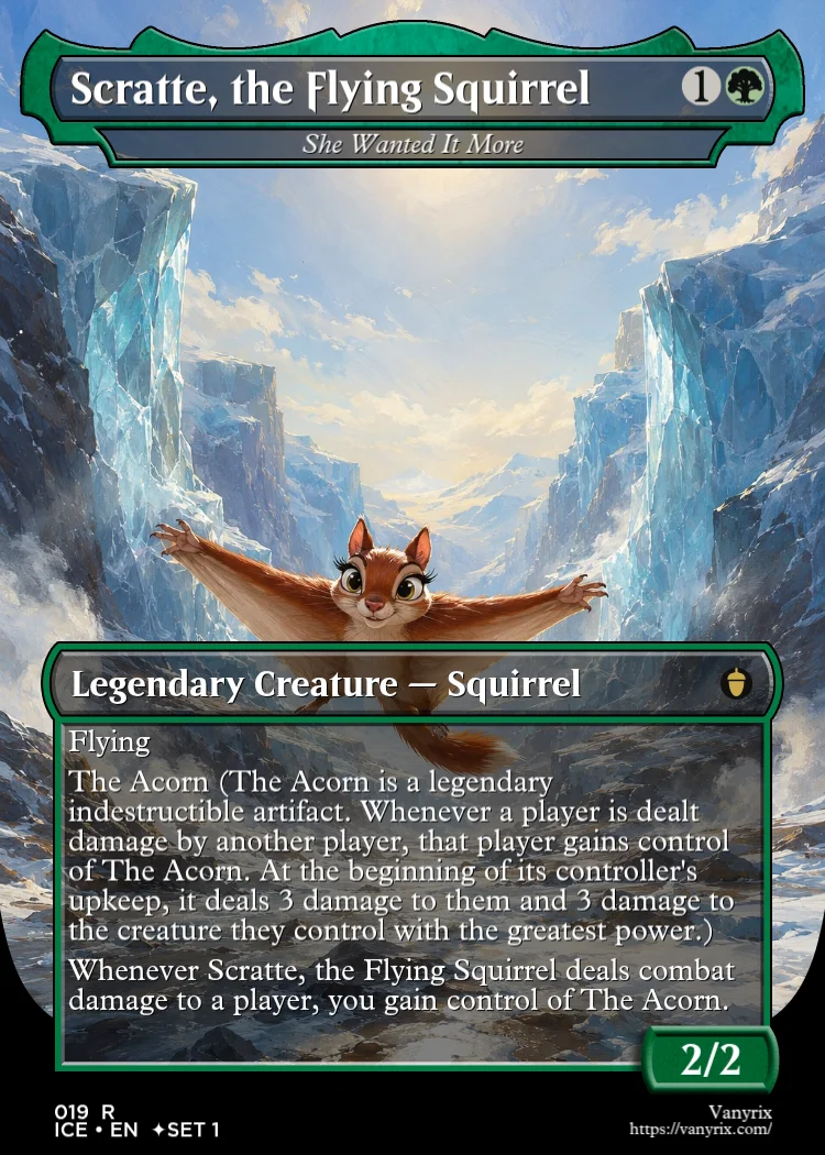 Scratte, the Flying Squirrel