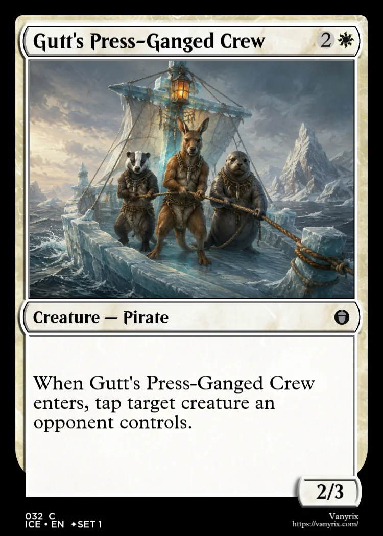 Gutt's Press-Ganged Crew