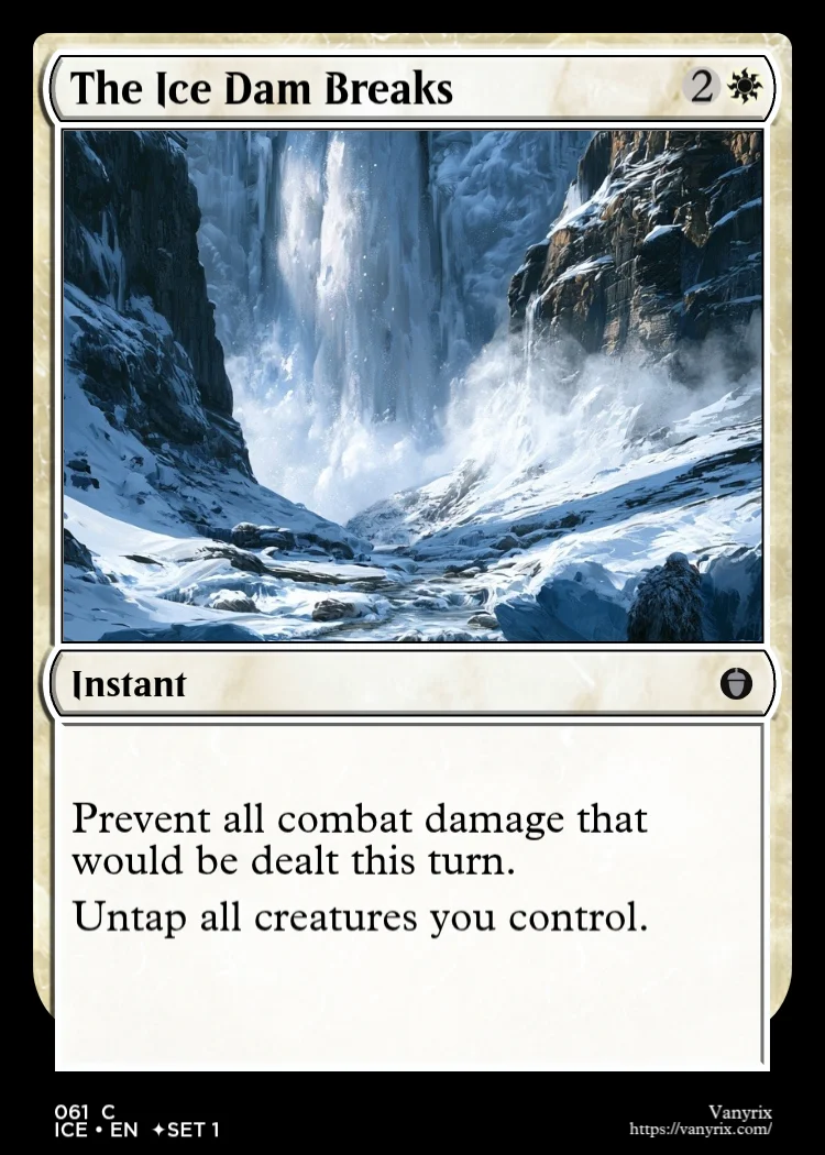 The Ice Dam Breaks