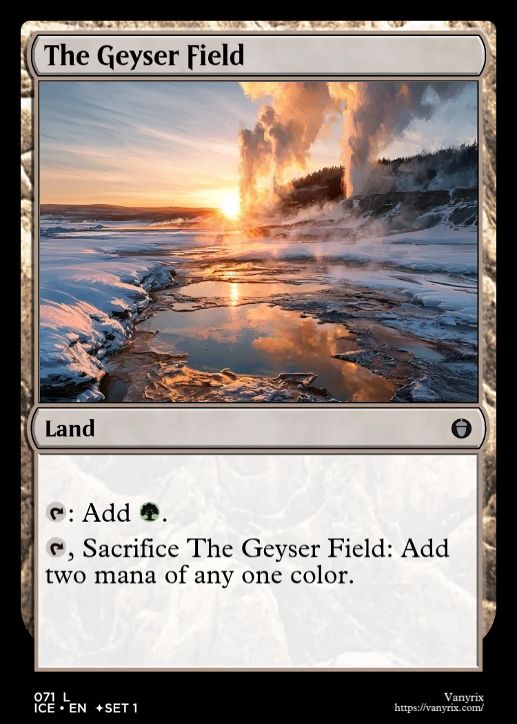 The Geyser Field