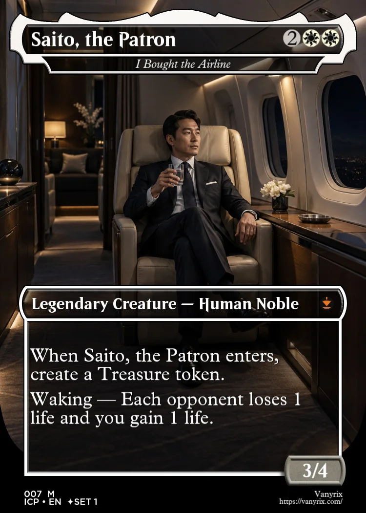 Saito, the Patron