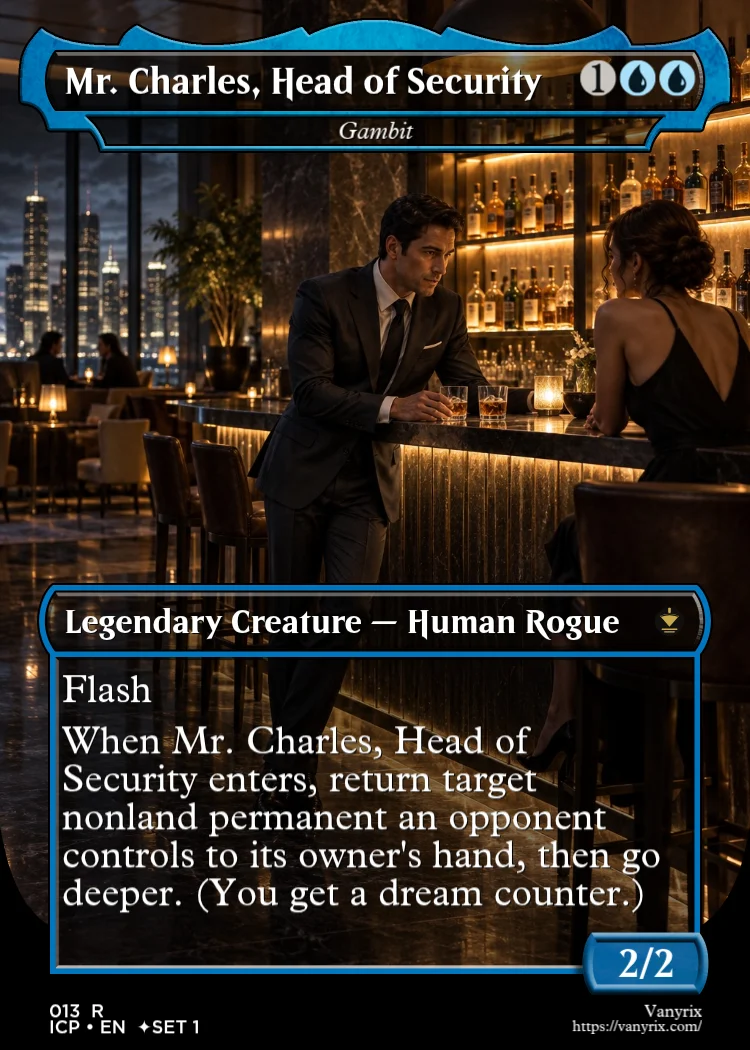 Mr. Charles, Head of Security