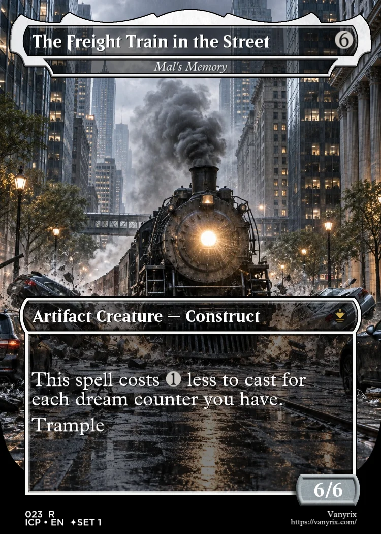 The Freight Train in the Street
