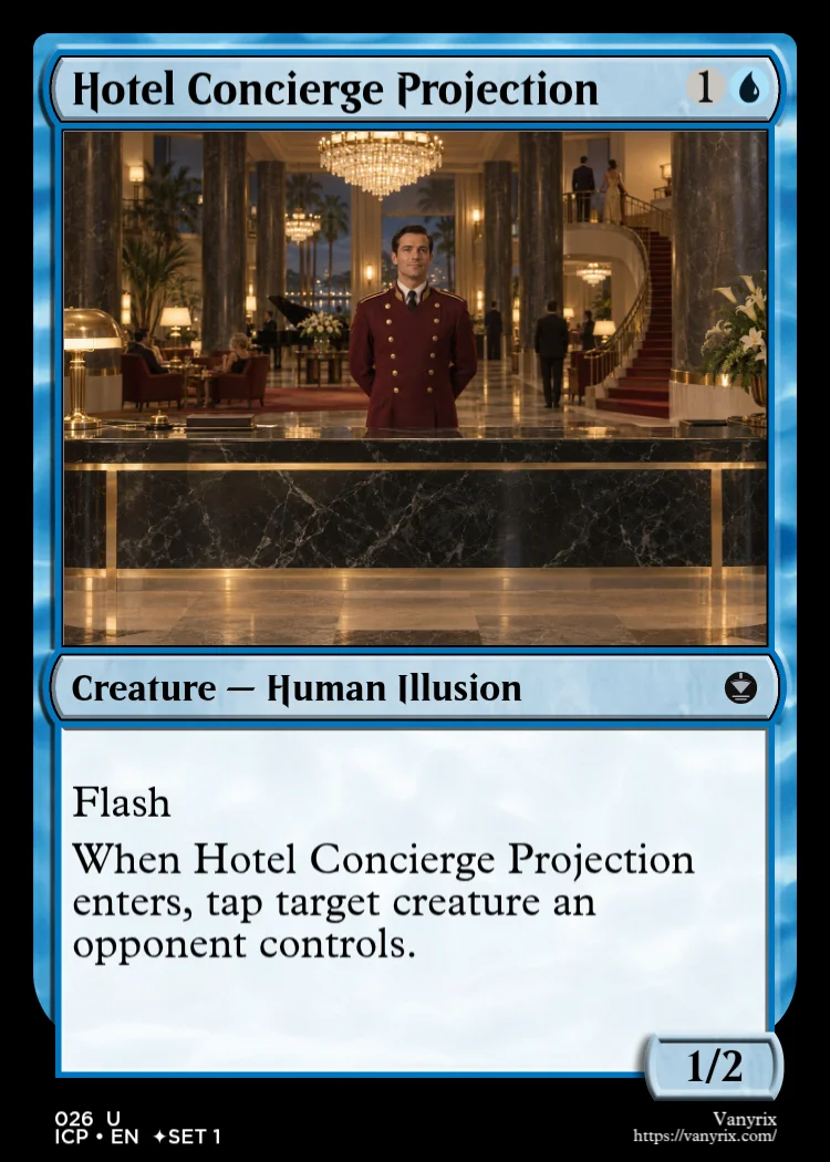 Hotel Concierge Projection