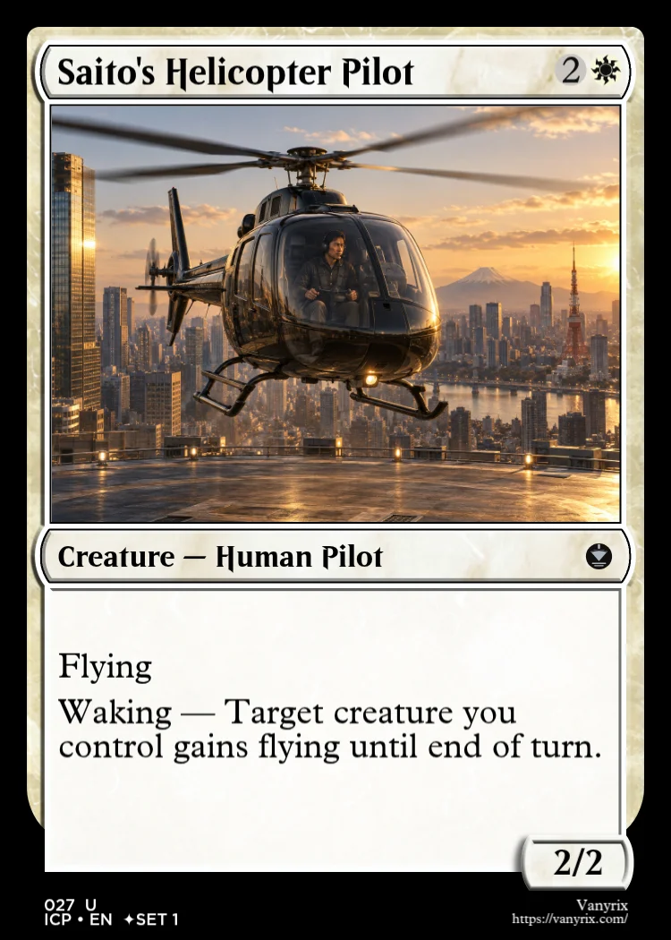 Saito's Helicopter Pilot