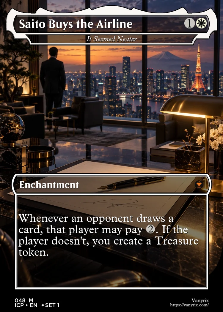 Saito Buys the Airline