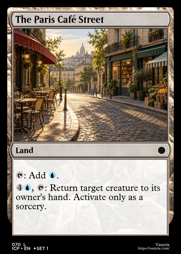 The Paris Café Street