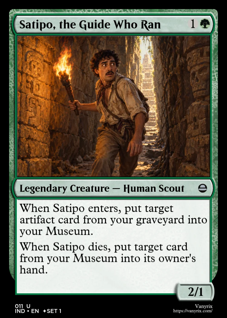 Satipo, the Guide Who Ran