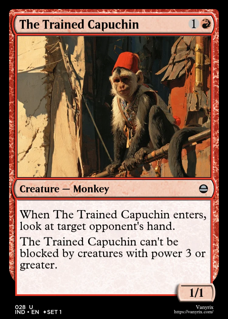 The Trained Capuchin