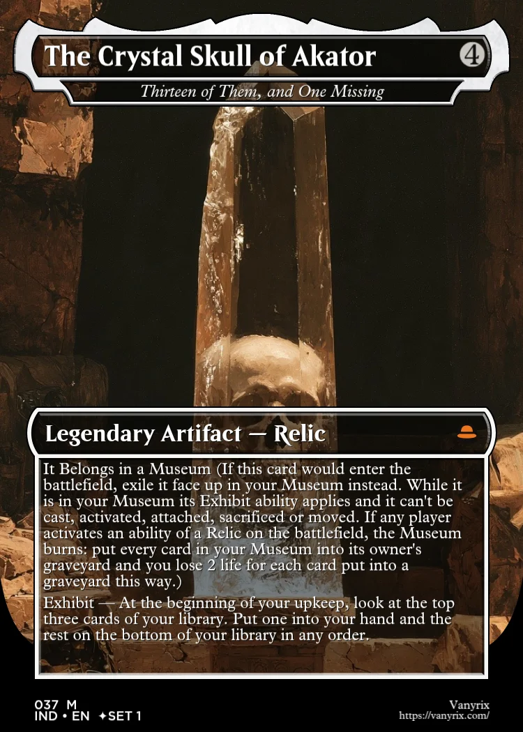 The Crystal Skull of Akator