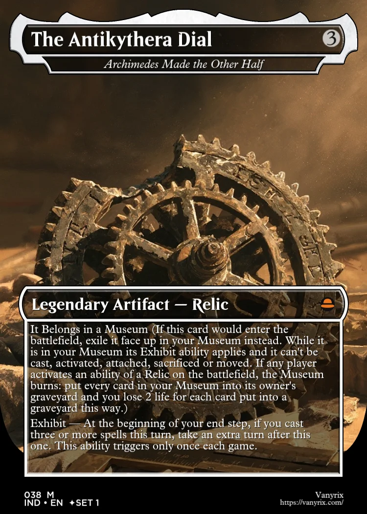 The Antikythera Dial