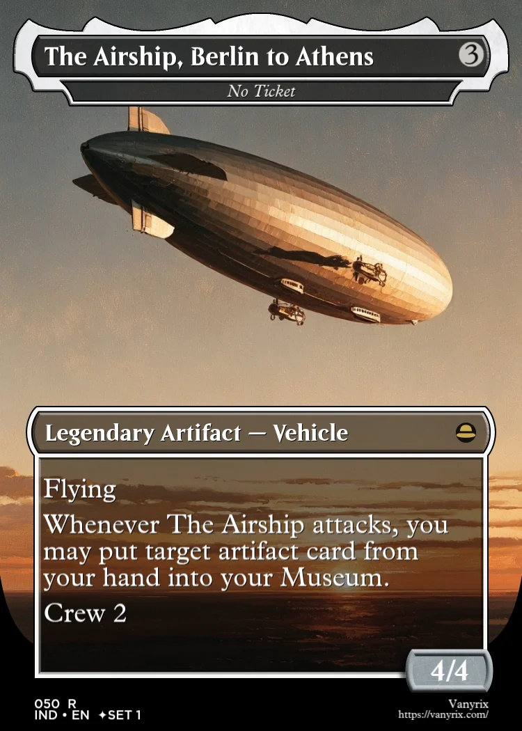 The Airship, Berlin to Athens