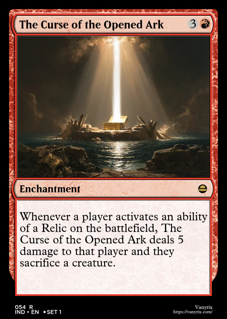 The Curse of the Opened Ark
