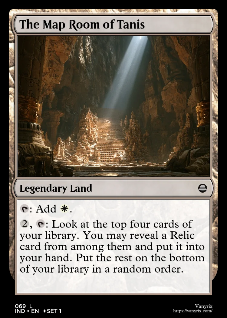 The Map Room of Tanis