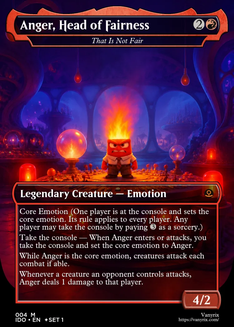 Anger, Head of Fairness