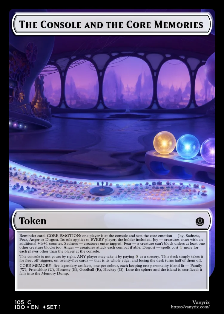 The Console and the Core Memories