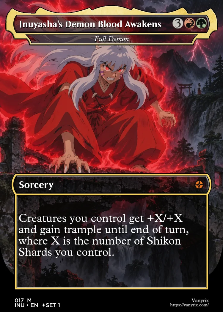 Inuyasha's Demon Blood Awakens