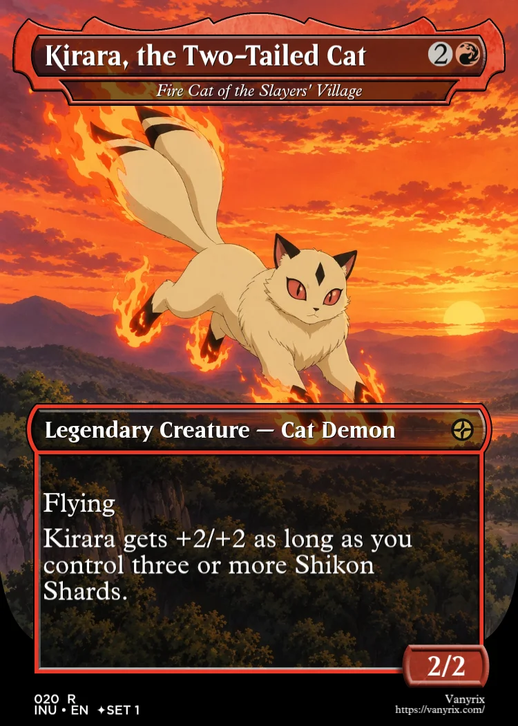 Kirara, the Two-Tailed Cat