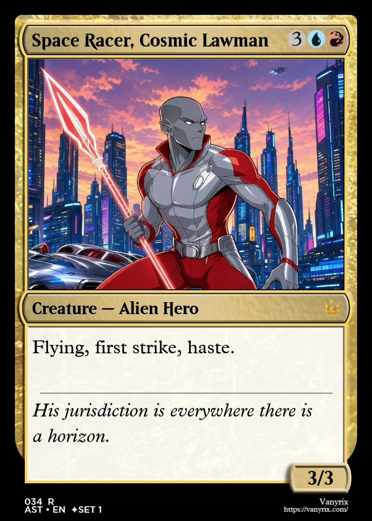 Space Racer, Cosmic Lawman