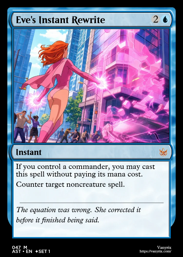 Eve's Instant Rewrite
