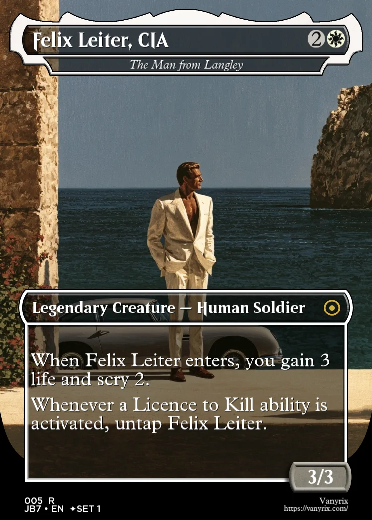 Felix Leiter, CIA