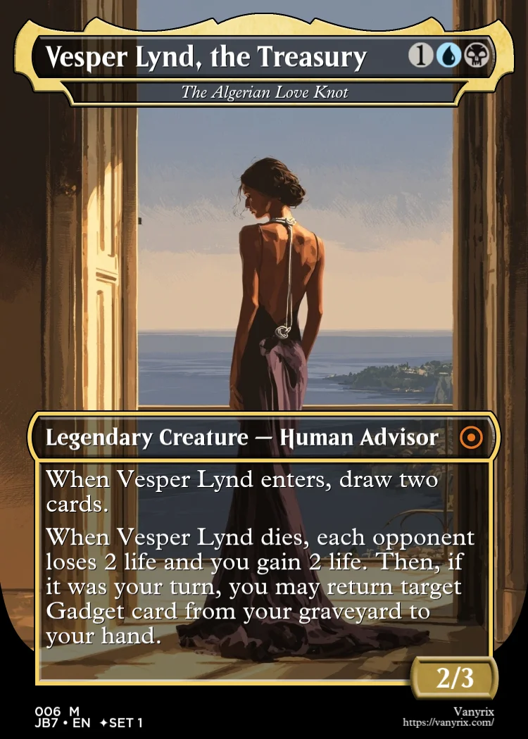 Vesper Lynd, the Treasury