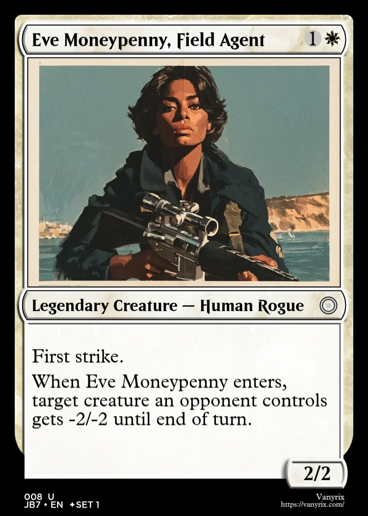 Eve Moneypenny, Field Agent