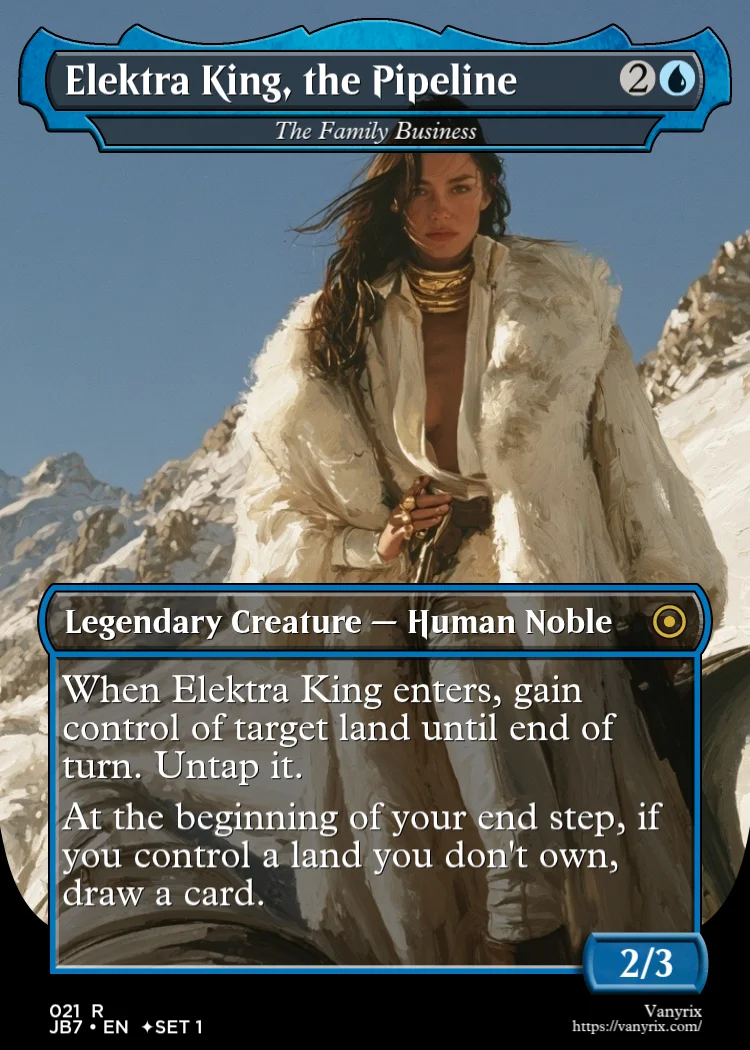 Elektra King, the Pipeline