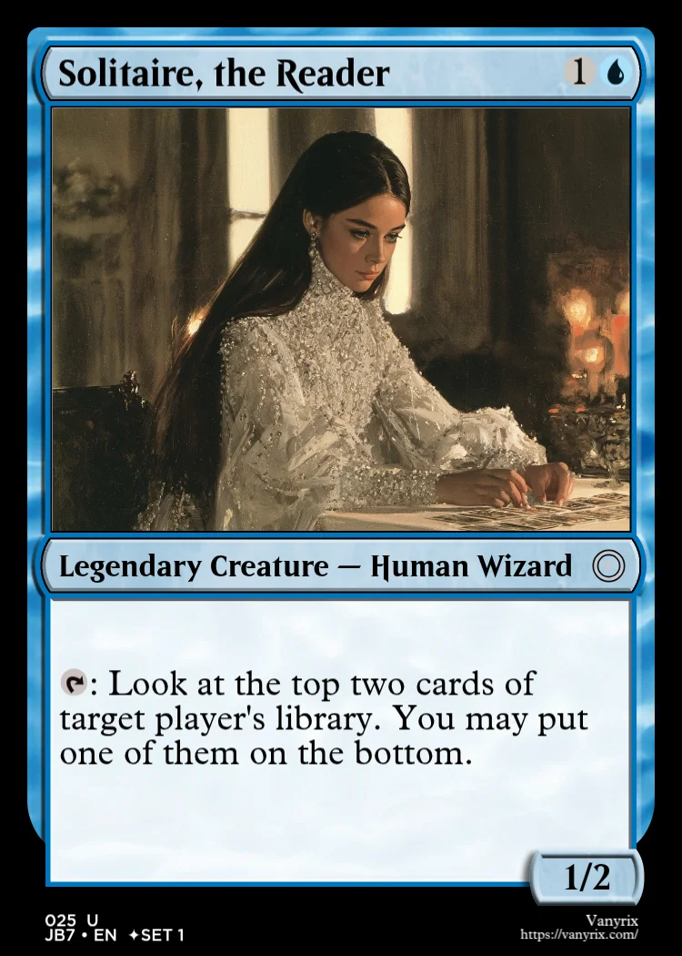 Solitaire, the Reader