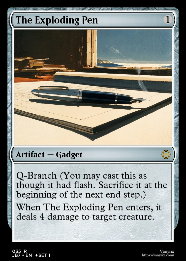 The Exploding Pen