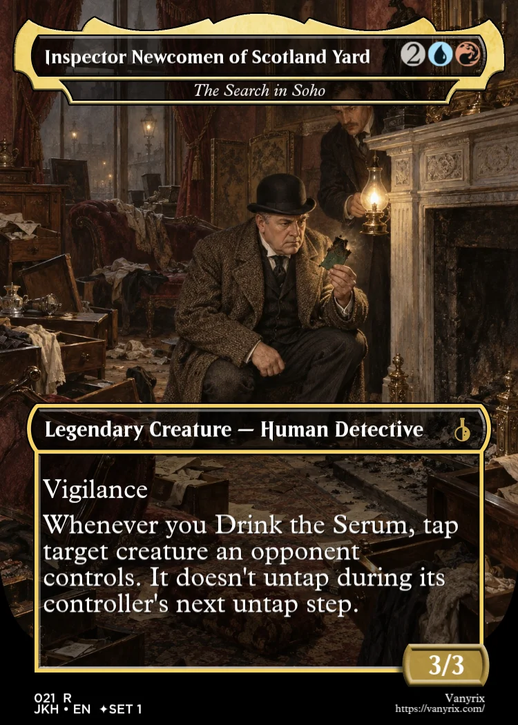 Inspector Newcomen of Scotland Yard
