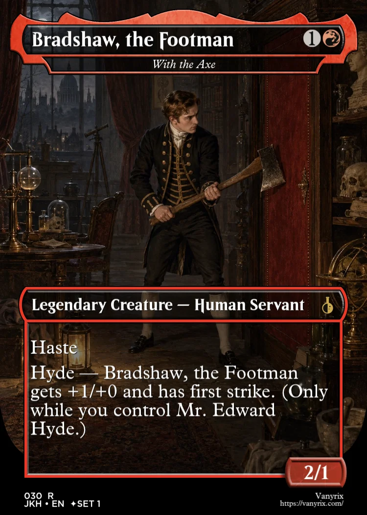 Bradshaw, the Footman