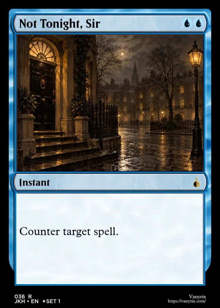 Not Tonight, Sir