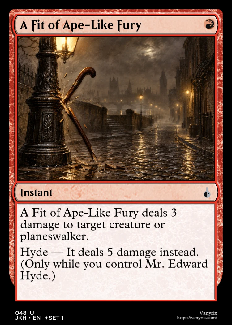 A Fit of Ape-Like Fury