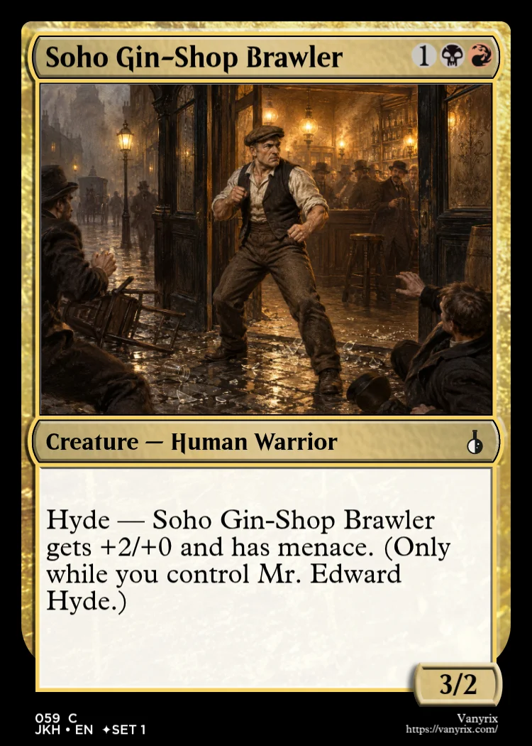 Soho Gin-Shop Brawler