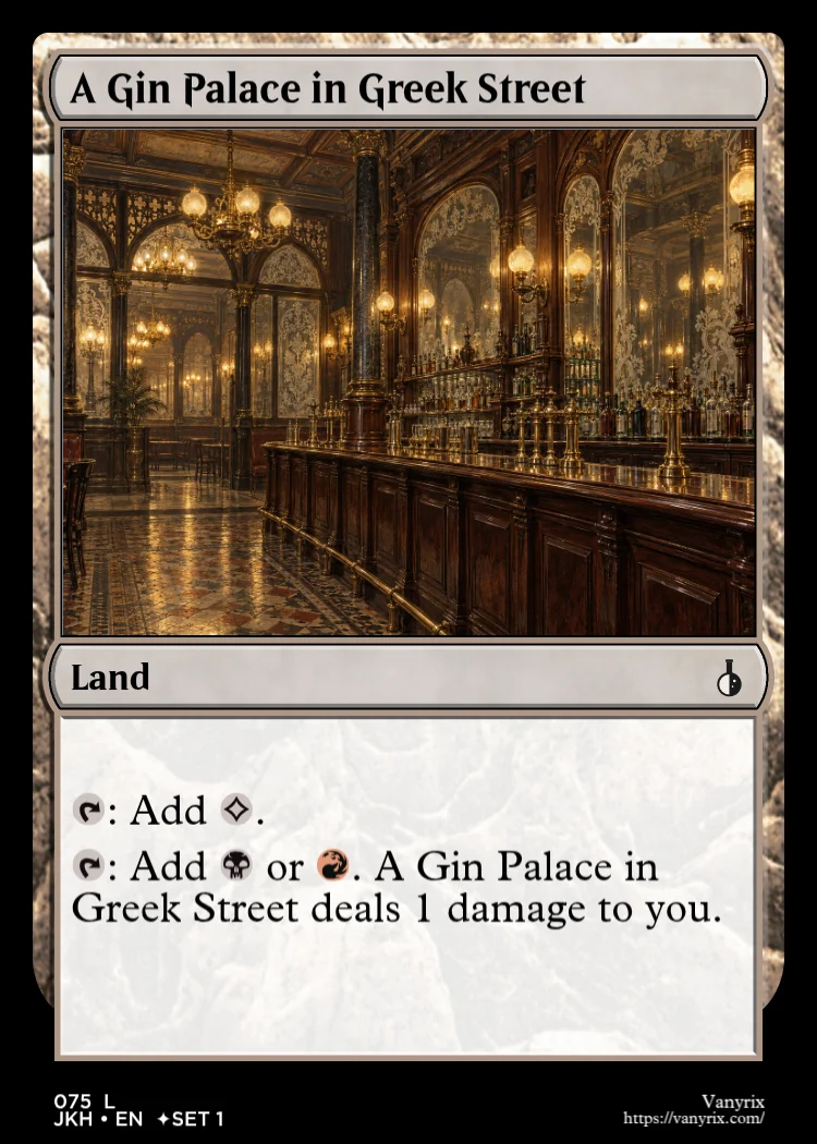 A Gin Palace in Greek Street
