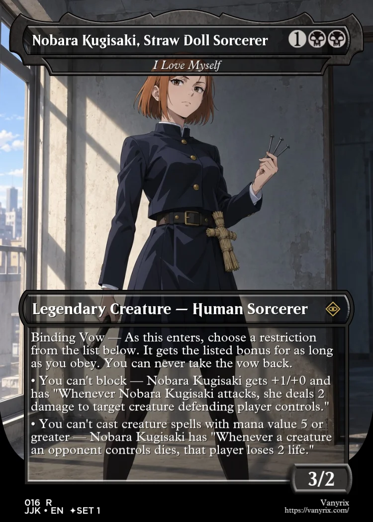 Nobara Kugisaki, Straw Doll Sorcerer