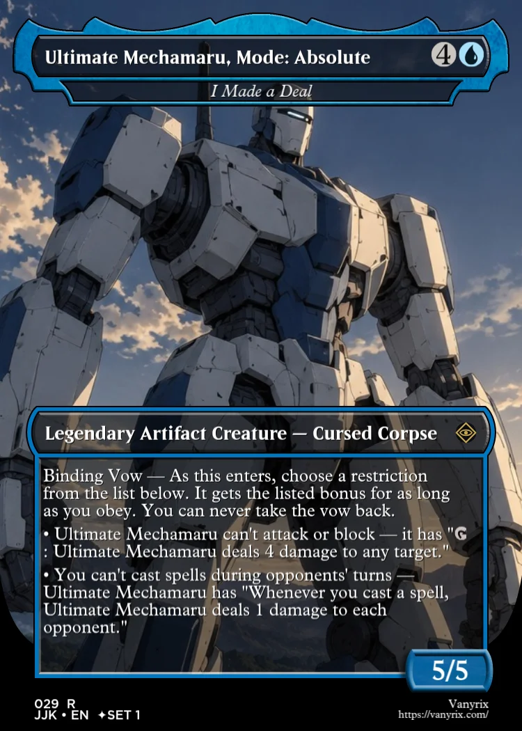 Ultimate Mechamaru, Mode: Absolute