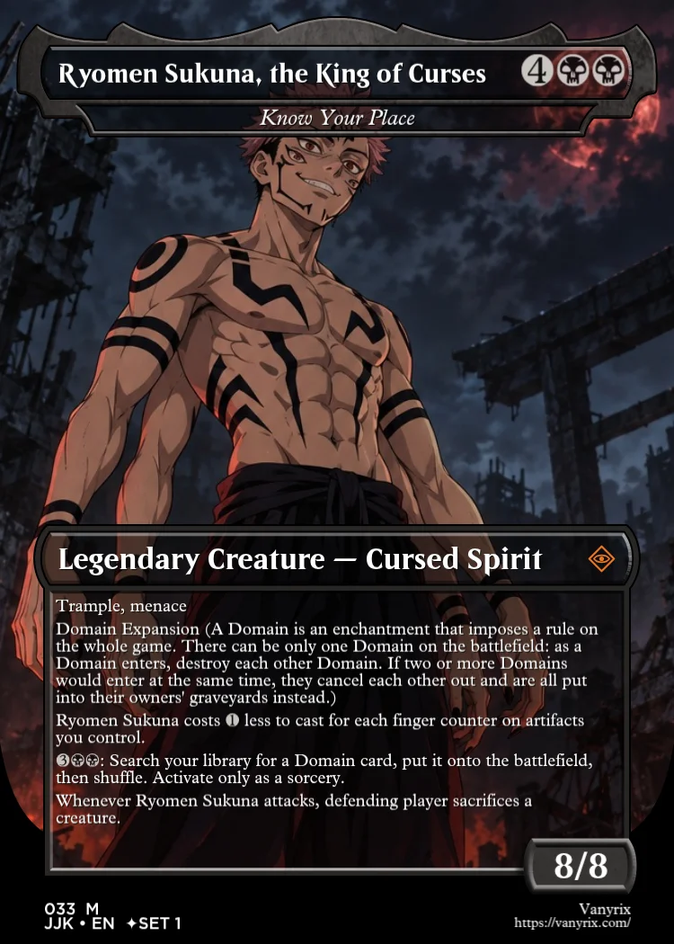 Ryomen Sukuna, the King of Curses