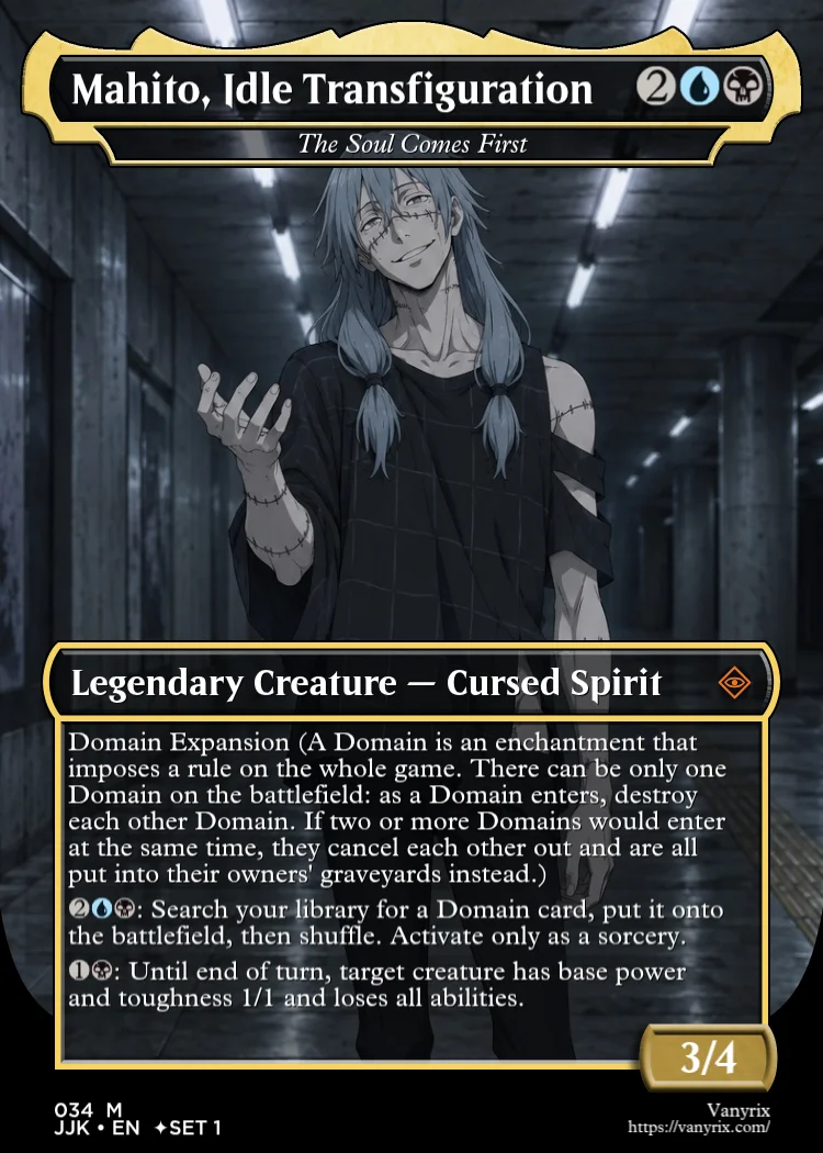 Mahito, Idle Transfiguration