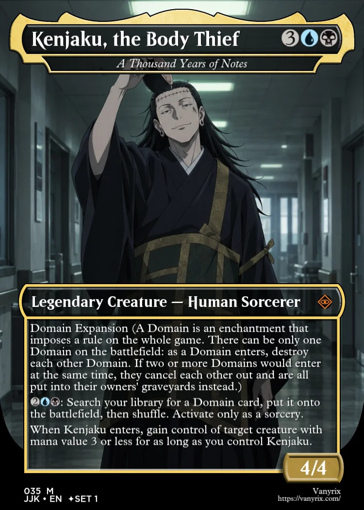 Kenjaku, the Body Thief