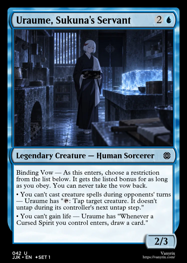 Uraume, Sukuna's Servant