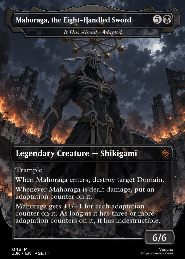 Mahoraga, the Eight-Handled Sword